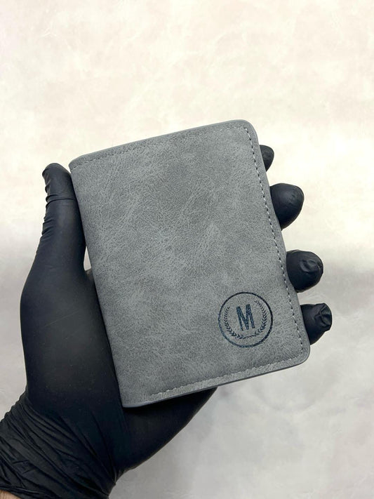 Premium Men's Bifold Wallet – Slim Faux Leather Wallet with Multiple Card Slots, Cash Compartment & Minimalist Design